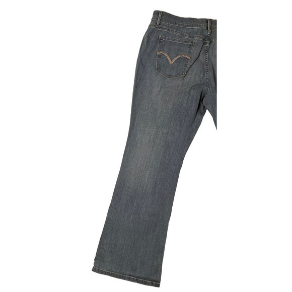 Levi 515 Jeans Women’s Denim 5-Pocket Bootcut Leg Classic Fit Blue 14 Short - Picture 12 of 14